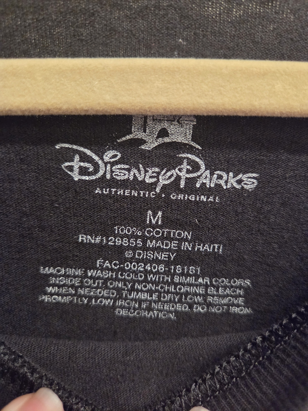 Disney Black & Orange Mickey Pumpkin Halloween Tee - Picture 3 of 4